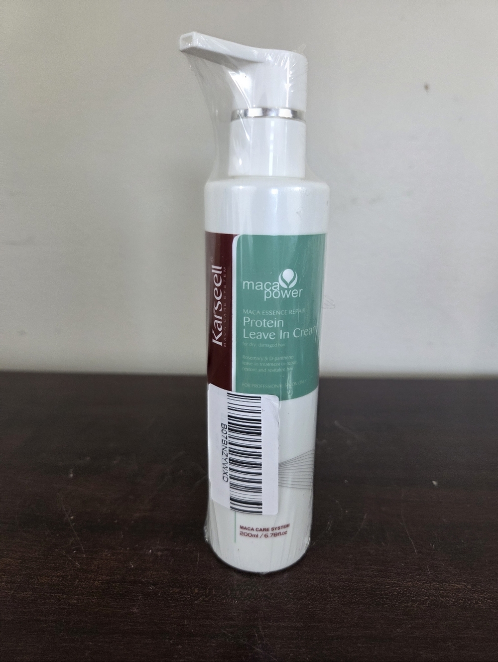 Karseell Protein Leave In Cream for Dry, Damaged Hair 6.78 fl oz. Maca Power New